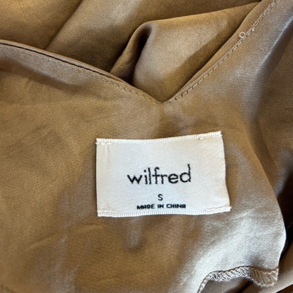 WILFRED Only Slip Satin Maxi Dress | Champagne | Small - Picture 8 of 11